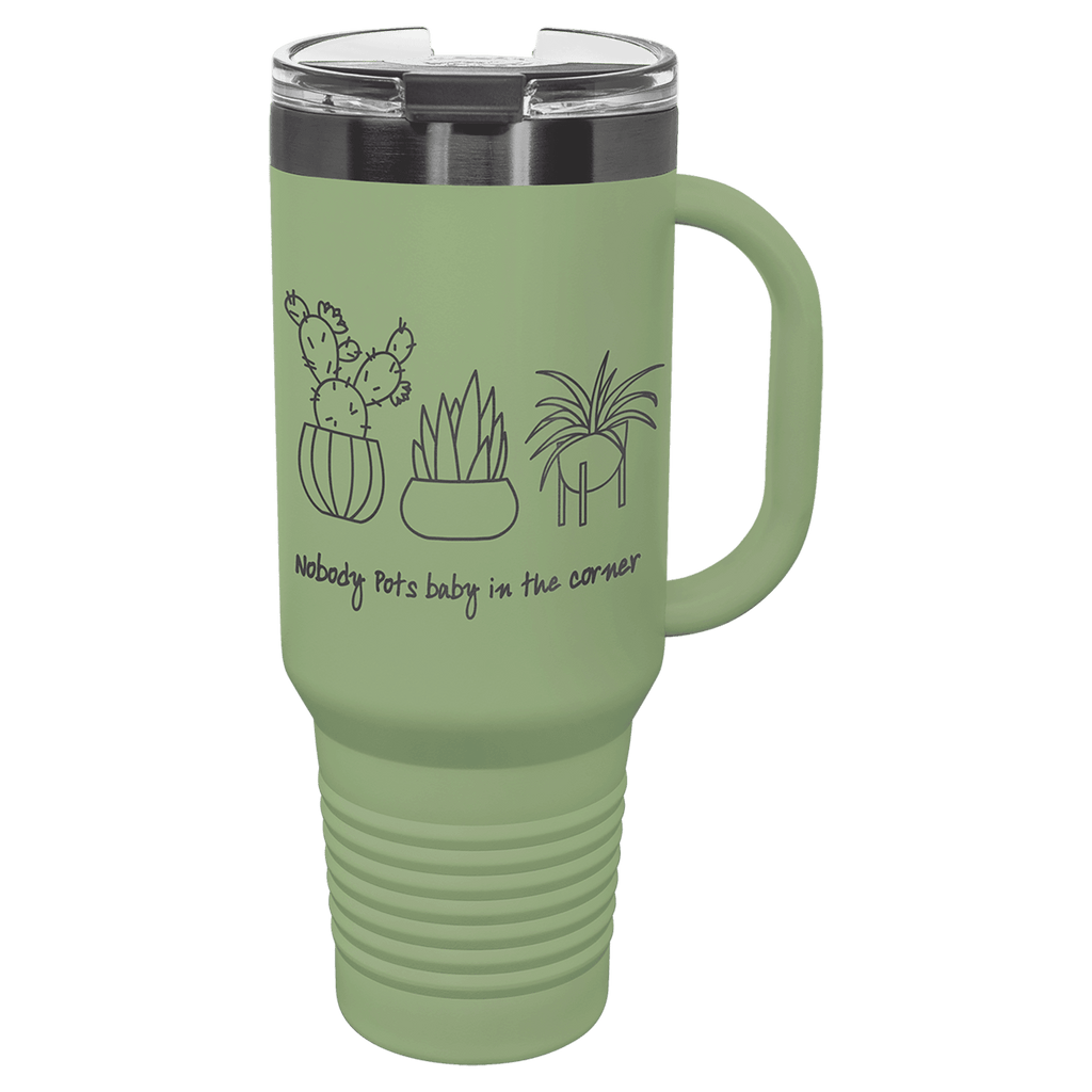 40 oz. Travel Mug with Snap Lid & Straw