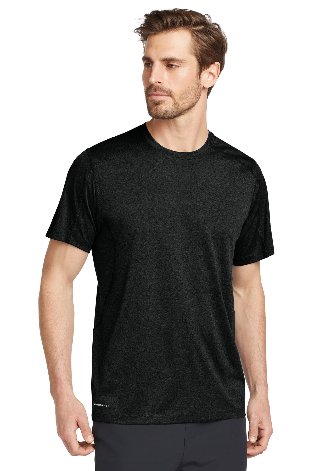 OGIO Endurance Pulse Crew Tee in Blacktop - custom logo apparel by Buckeye Branding Co.