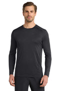 OGIO Endurance Long Sleeve Pulse Crew in Blacktop - custom logo apparel by Buckeye Branding Co.