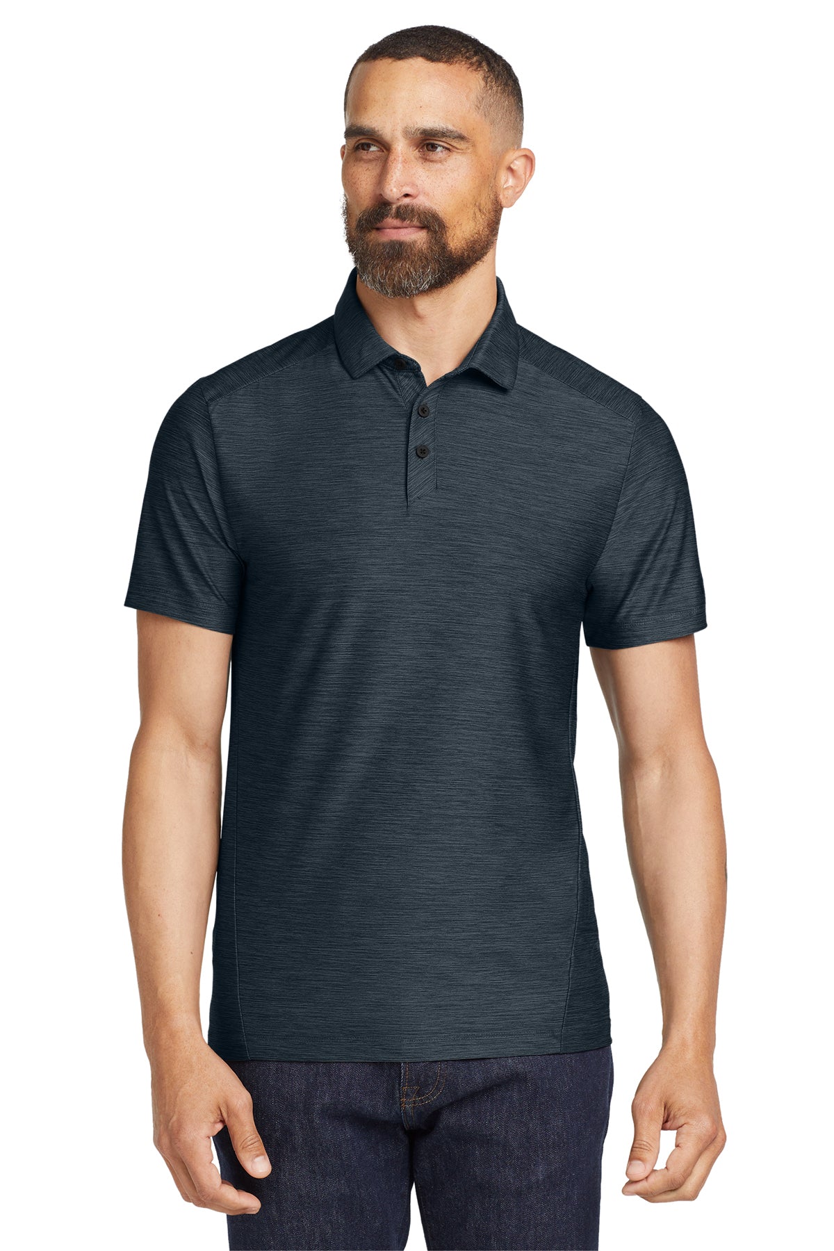 OGIO Slate Polo in Navy - custom logo apparel by Buckeye Branding Co.