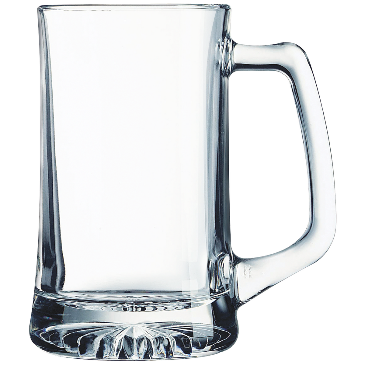 Engraved 25 oz. Glass Beer Mug, blank before personalization