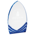 8 inch Blue Cathedral Soaring Acrylic award