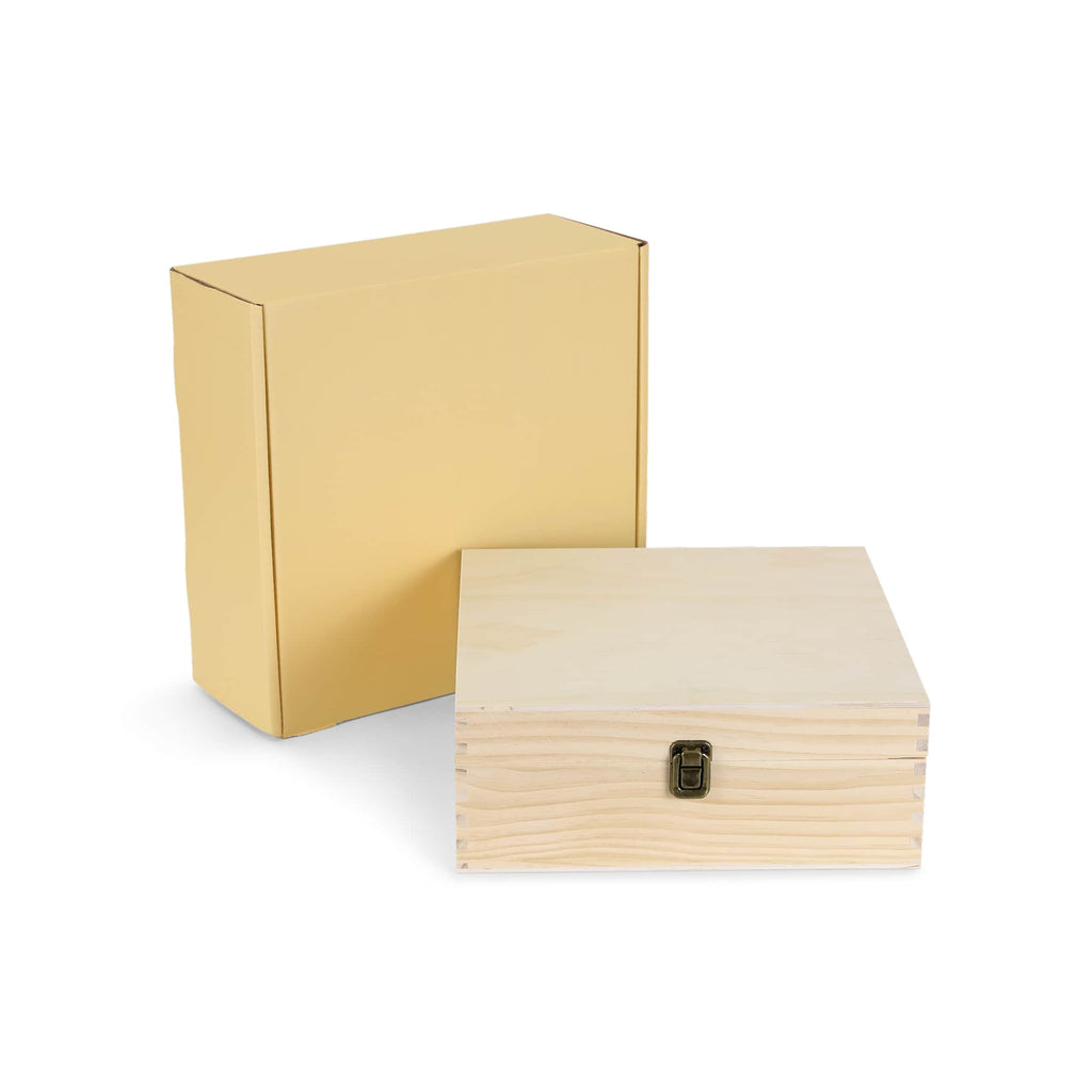 Engraved Wood Keepsake Box, blank before personalization