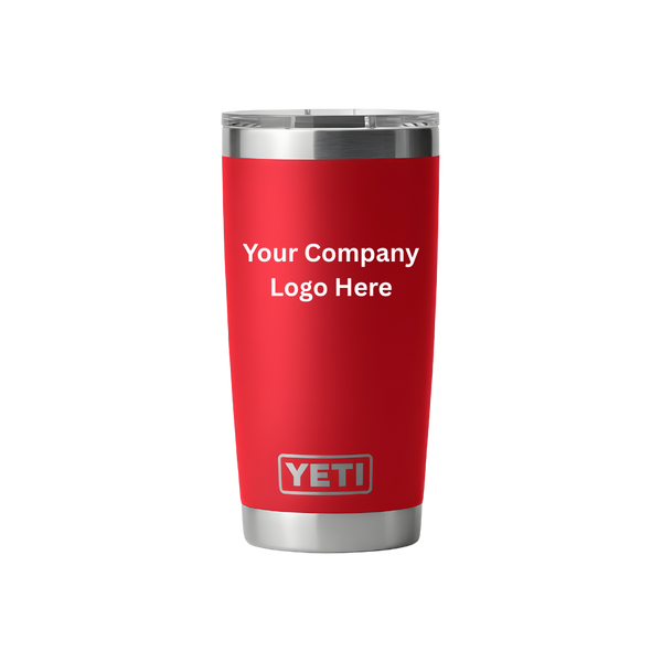 20 oz Yeti Rambler - custom engraved YETI by The Buckeye Branding Company
