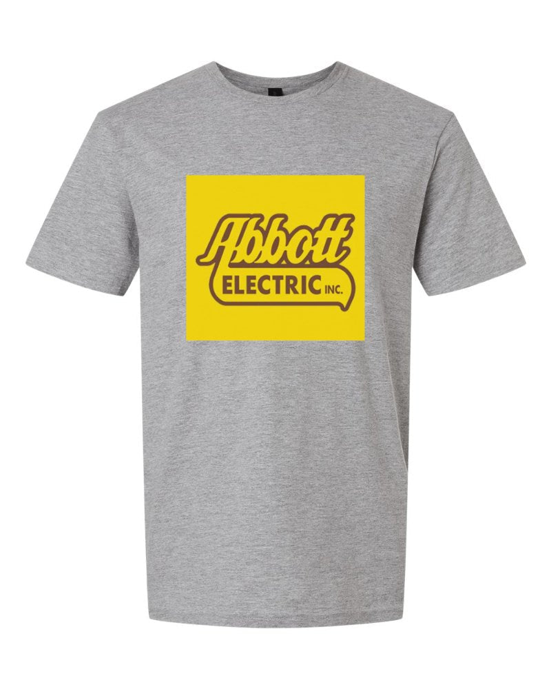 Abbott Electric Softstyle Tee in Sport Grey (sample mockup)