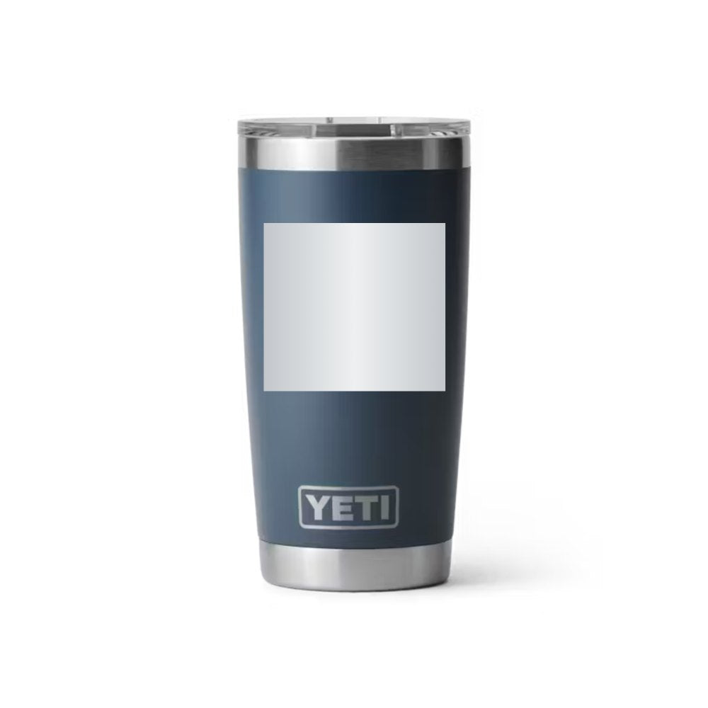 Abbott Electric YETI 20 oz Rambler in Navy (sample mockup)