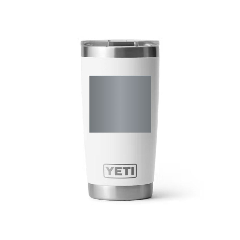 Abbott Electric YETI 20 oz Rambler in White (sample mockup)