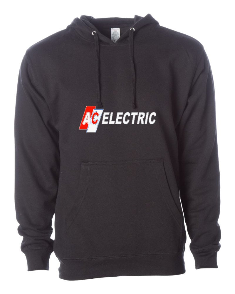 AC Electric Independent Trading Hoodie in Black (sample mockup)