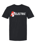 AC Electric Softstyle Tee in Black (sample mockup)