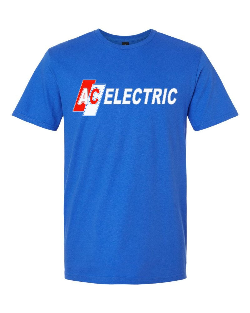 AC Electric Softstyle Tee in Royal (sample mockup)