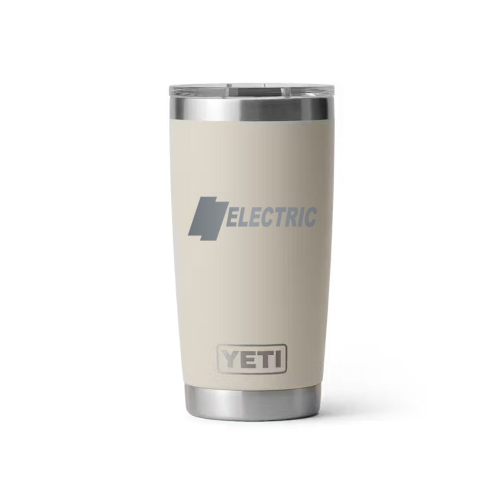 AC Electric YETI 20 oz Rambler in Cape Taupe (sample mockup)