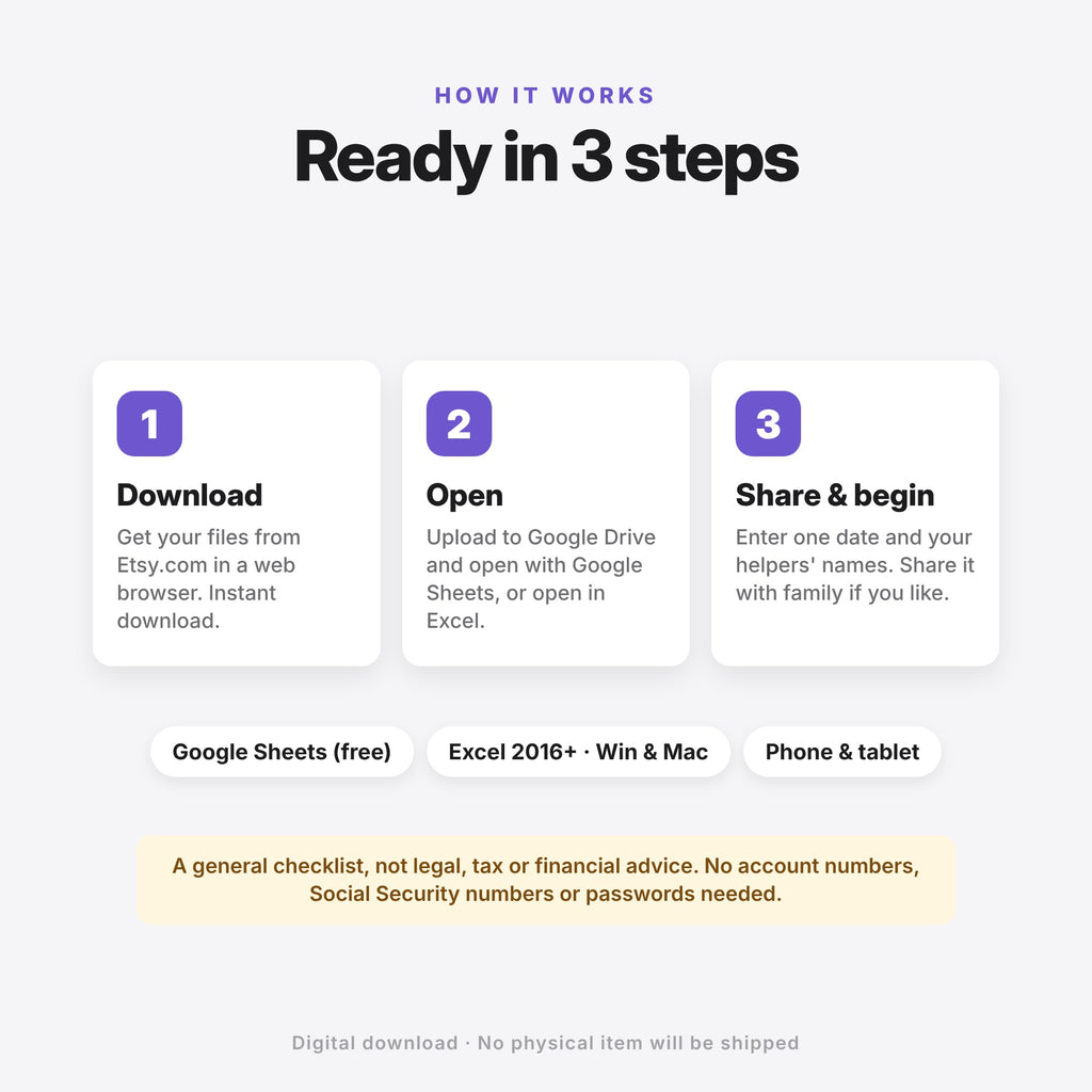 After a Loss Family Organizer & Checklist (Digital Download) — photo 10