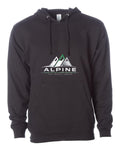 Alpine Independent Trading Hoodie in Black (sample mockup)
