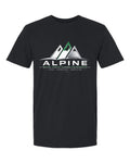 Alpine Softstyle Tee in Black (sample mockup)