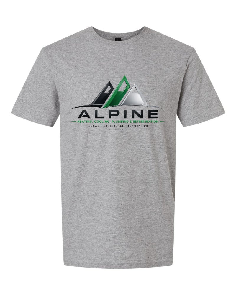 Alpine Softstyle Tee in Sport Grey (sample mockup)
