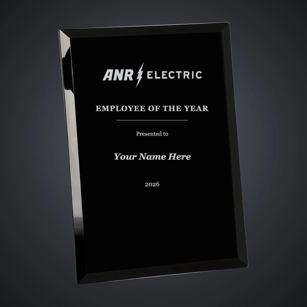 ANR Electric Employee of the Year Plaque (sample mockup)