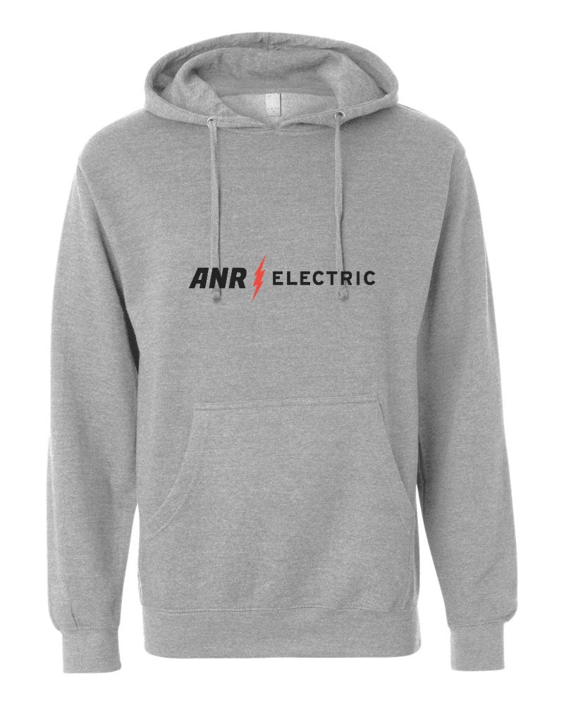 ANR Electric Independent Trading Hoodie in Grey Heather (sample mockup)