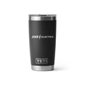 ANR Electric YETI 20 oz Rambler in Black (sample mockup)