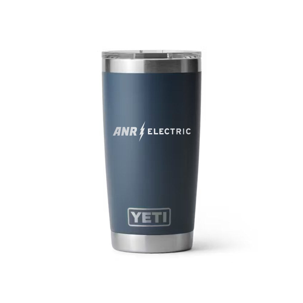 ANR Electric YETI 20 oz Rambler in Navy (sample mockup)
