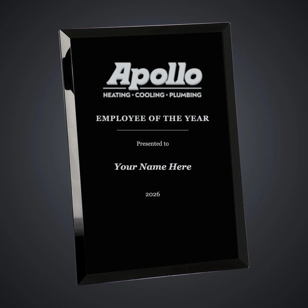 Apollo Employee of the Year Plaque (sample mockup)