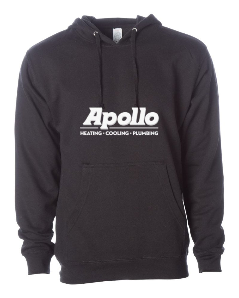 Apollo Independent Trading Hoodie in Black (sample mockup)