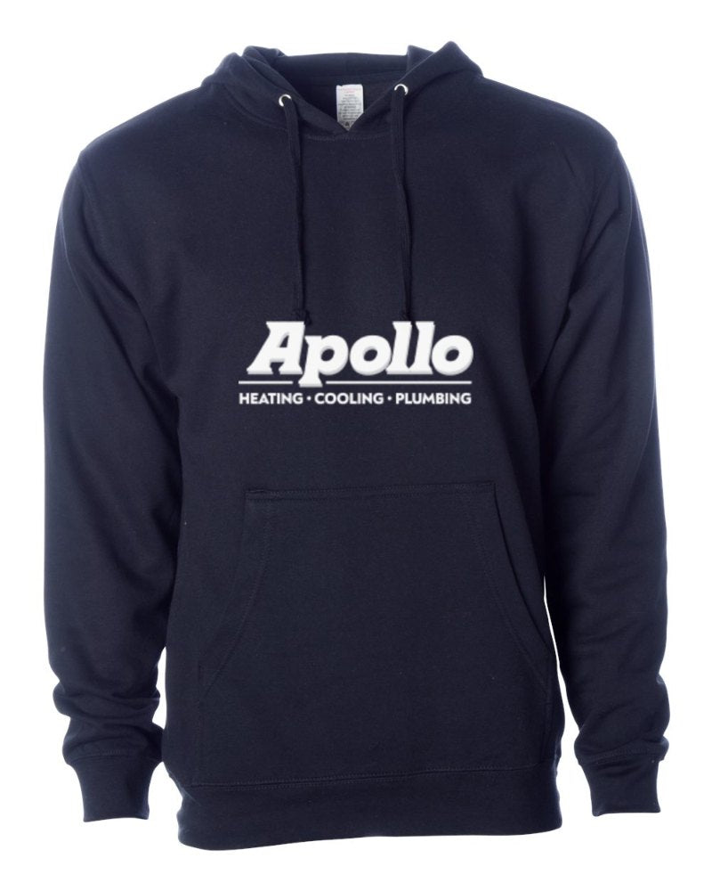 Apollo Independent Trading Hoodie in Classic Navy (sample mockup)