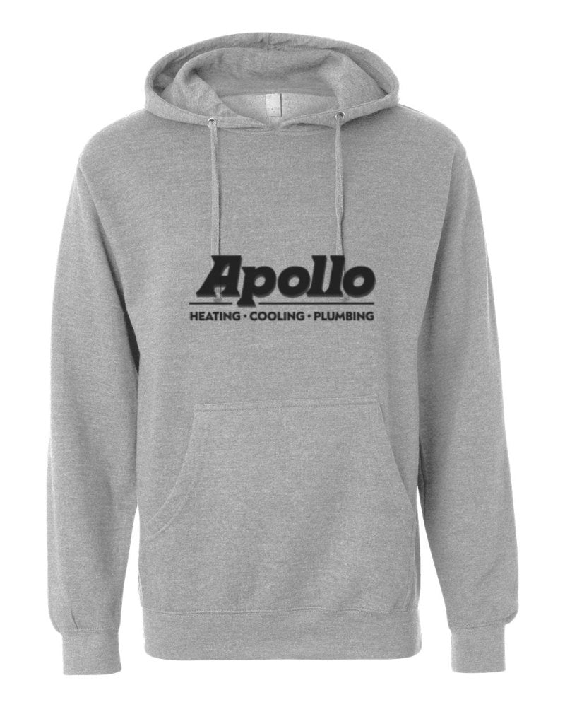 Apollo Independent Trading Hoodie in Grey Heather (sample mockup)