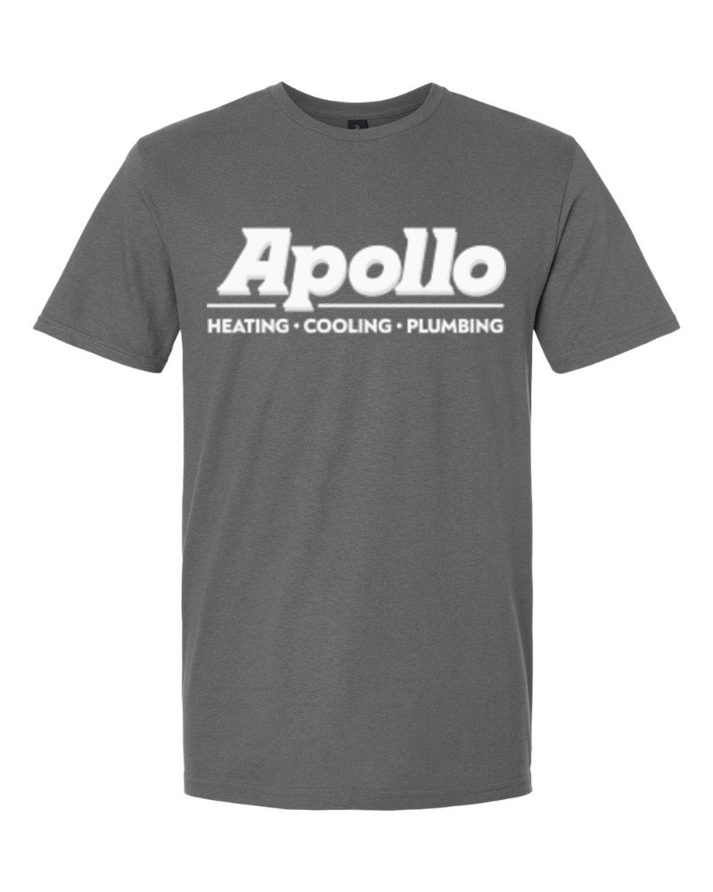 Apollo Softstyle Tee in Charcoal (sample mockup)