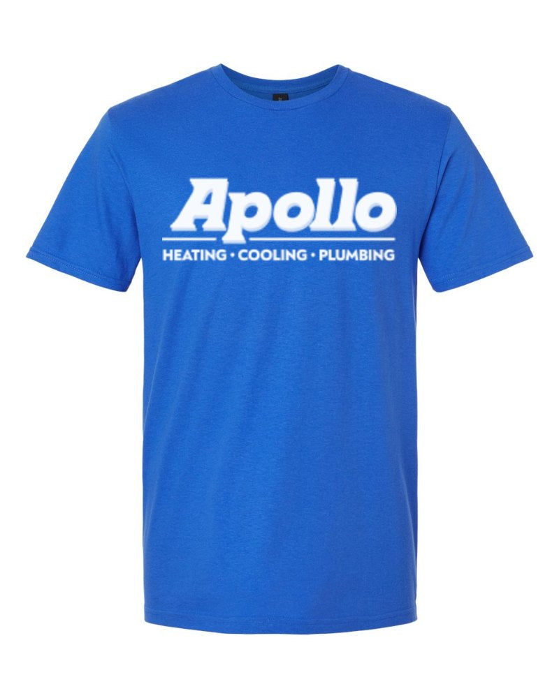 Apollo Softstyle Tee in Royal (sample mockup)