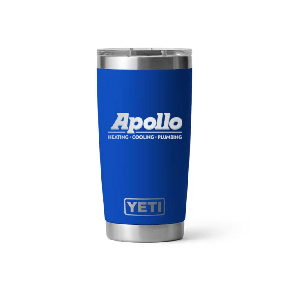 Apollo YETI 20 oz Rambler in Royal Blue (sample mockup)