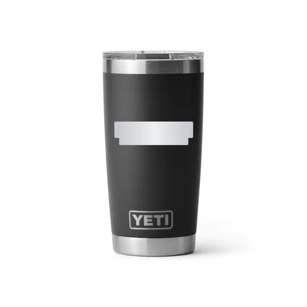 APPC Plumbing YETI 20 oz Rambler in Black (sample mockup)