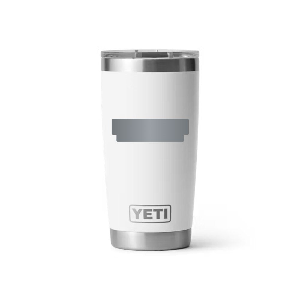 APPC Plumbing YETI 20 oz Rambler in White (sample mockup)
