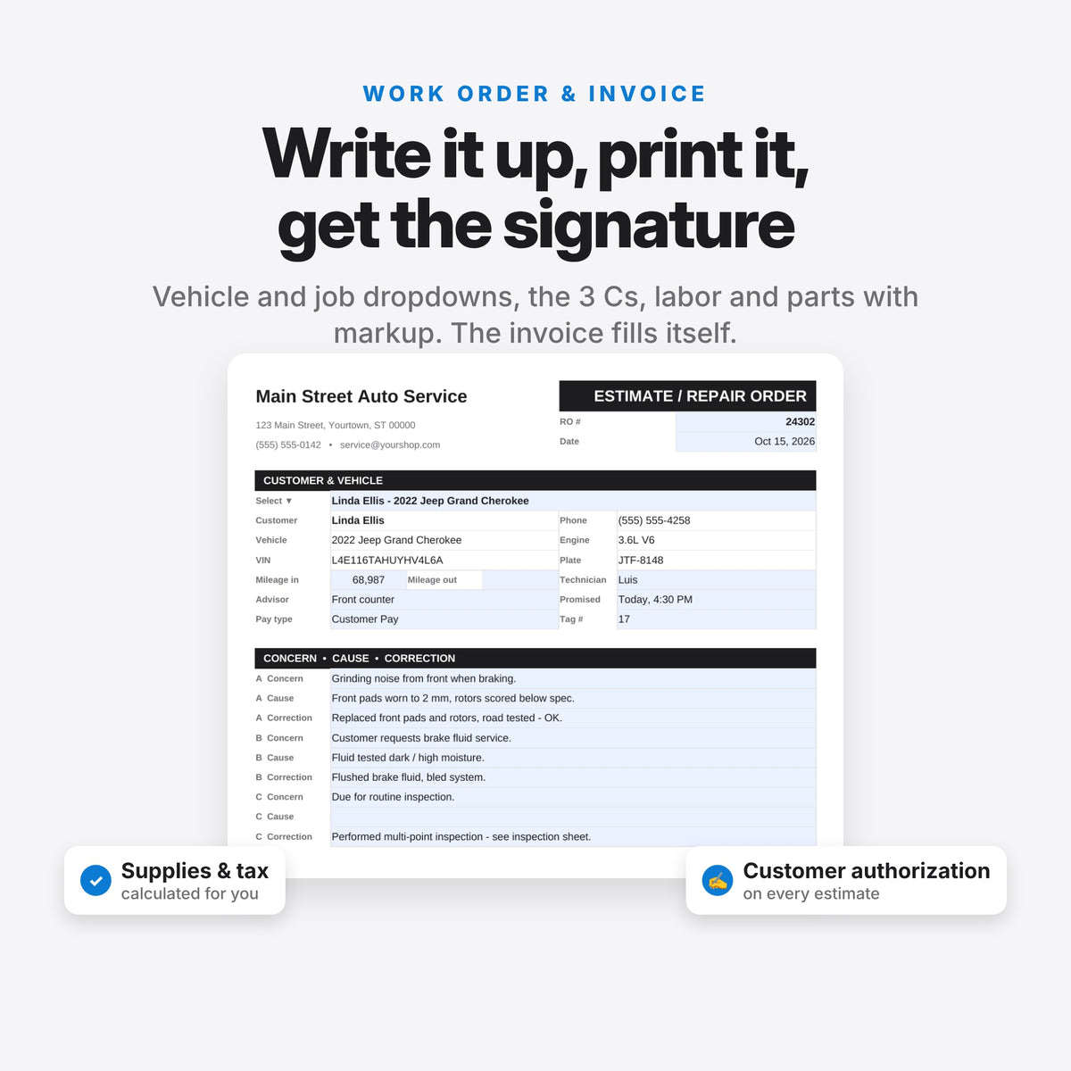 Auto Repair Shop Business Kit (Digital Download) — photo 4