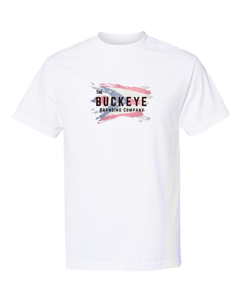 American Apparel Heavyweight Cotton Tee in White with custom logo