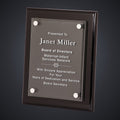 8" x 10" Black Piano Finish Floating Acrylic Plaque engraved award by Buckeye Branding Company, Copley OH