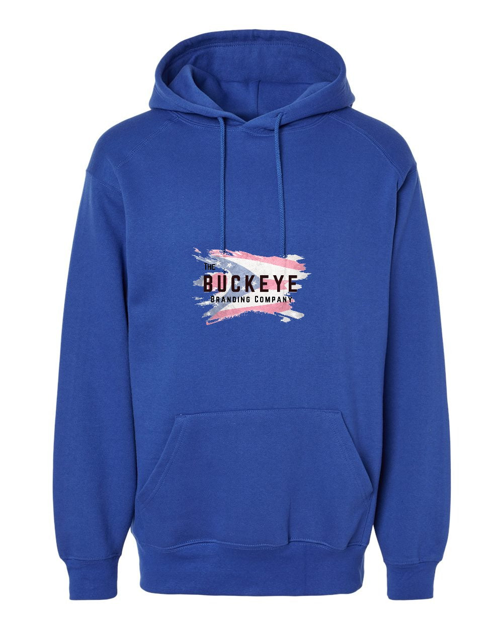 Badger Performance Fleece Moisture-Wicking Hoodie in Royal with custom logo
