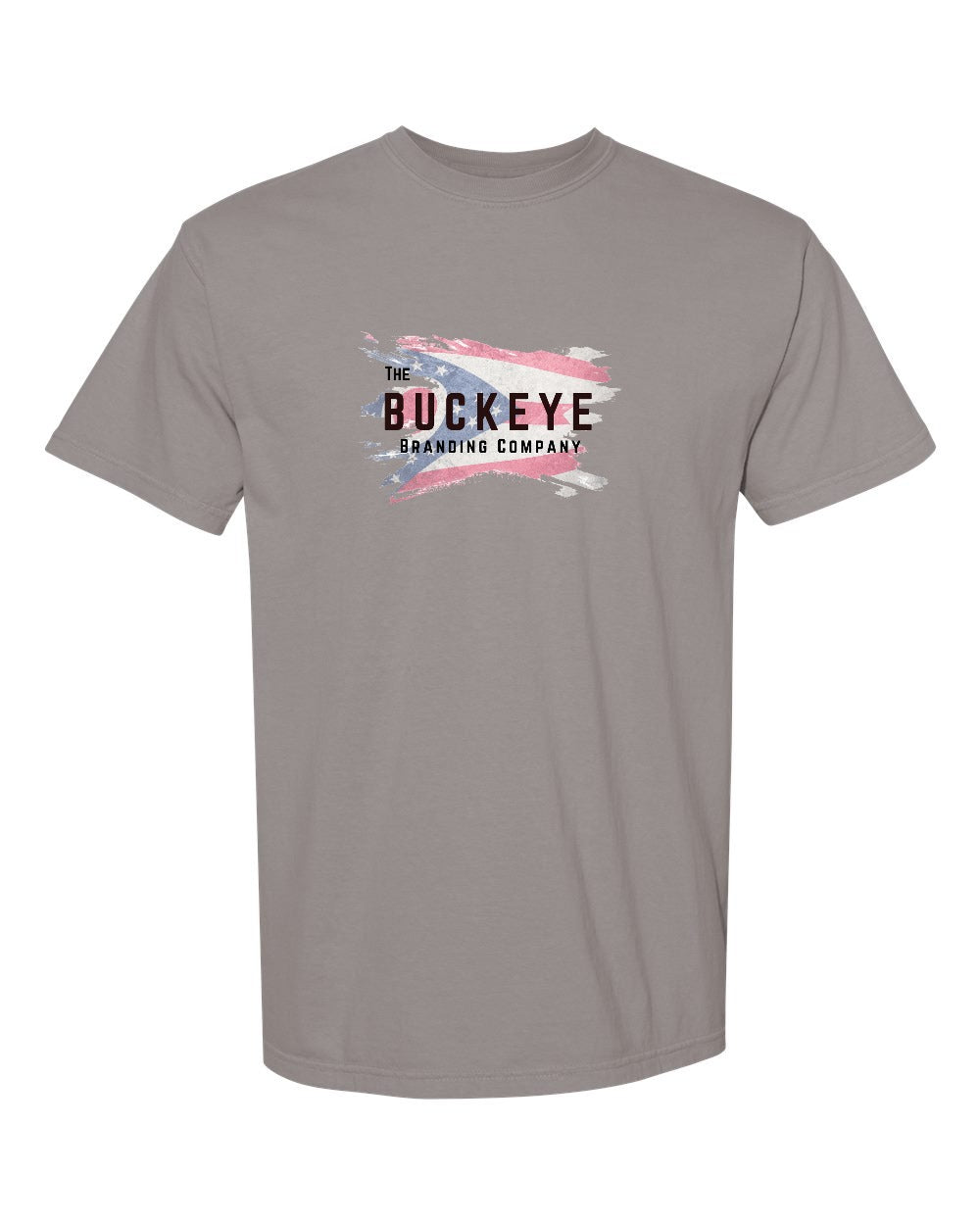 Comfort Colors Heavyweight Garment-Dyed Tee in Grey with custom logo