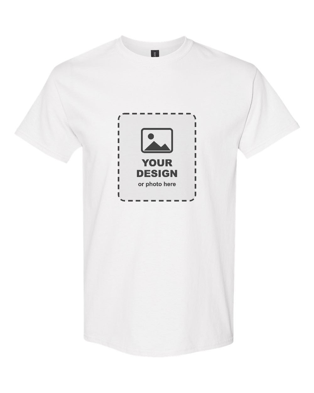 Design Your Own Custom T-Shirt in White - your design here