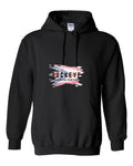 Gildan Heavy Blend Midweight Hoodie in Black with custom logo