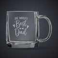 13 oz. Warm Beverage Mug laser engraved with a custom logo