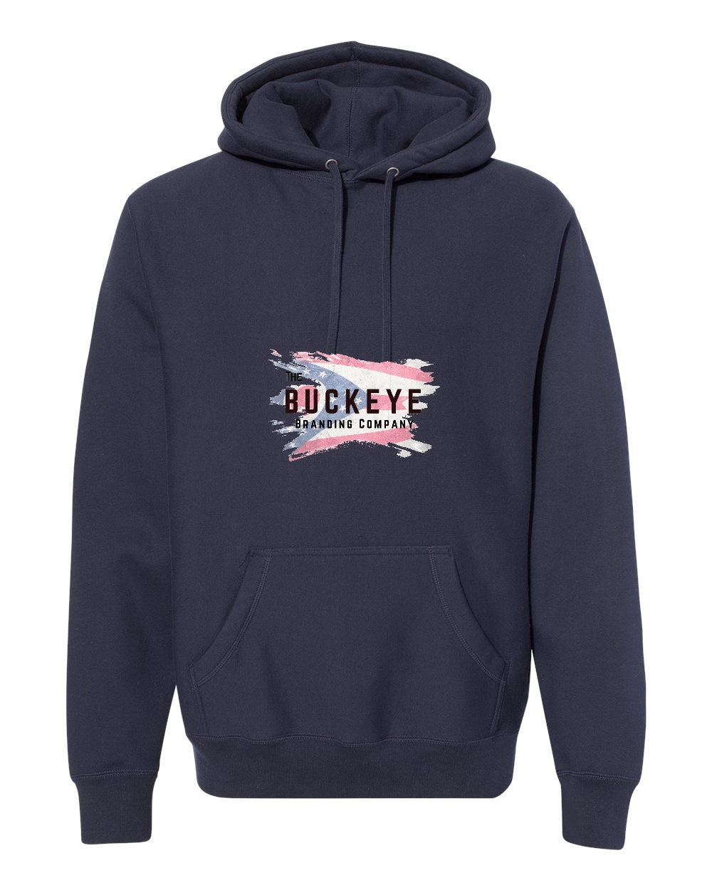 Independent Trading Legend Premium Heavyweight Hoodie in Classic Navy with custom logo