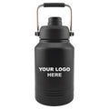 64 oz. insulated water jug with YOUR LOGO HERE engraving placement