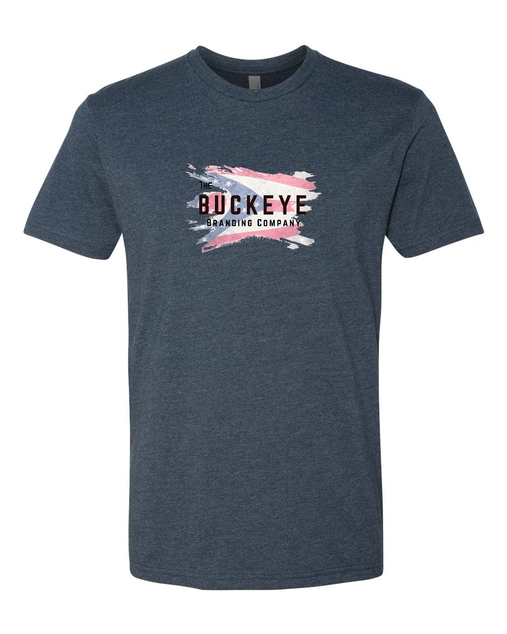 Next Level CVC Tee in Midnight Navy with custom logo