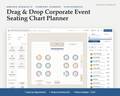 Corporate Event & Awards Banquet Seating Chart Planner digital download, preview image 1 of 5