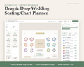 Wedding Seating Chart Planner digital download, preview image 1 of 5