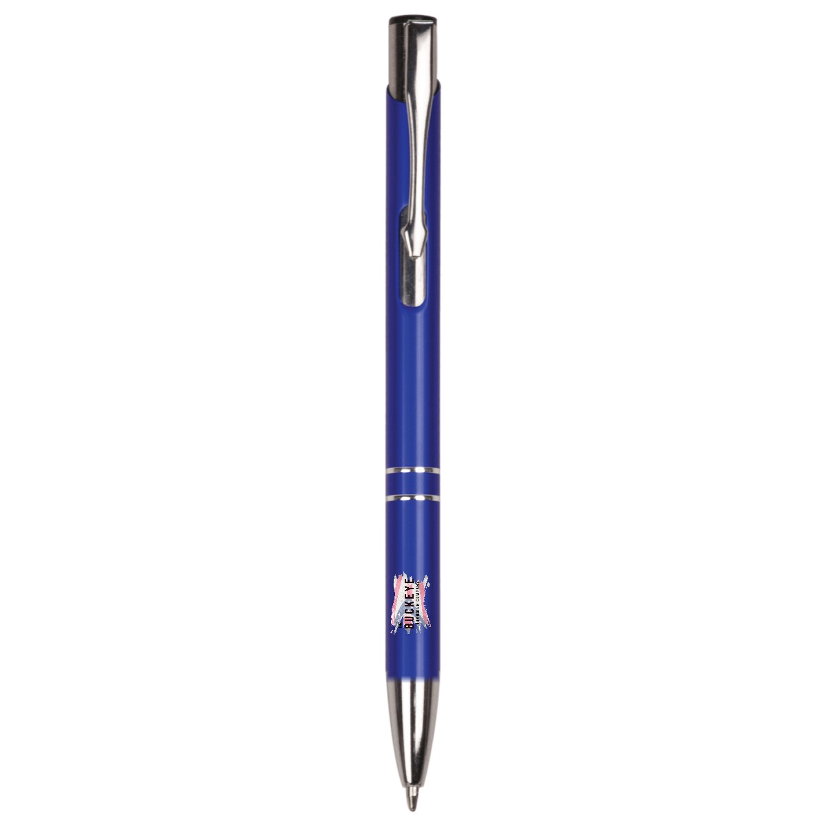 Pen in Blue, UV printed with a full-color sample logo