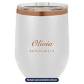 Engraved Stemless Wine Tumbler with sample personalization (mockup)