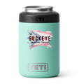 YETI Rambler 12 oz. Colster can cooler in Sea Foam, UV printed with a full-color sample logo