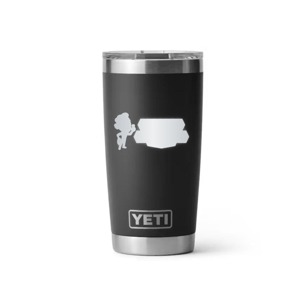 Beck Electric YETI 20 oz Rambler in Black (sample mockup)