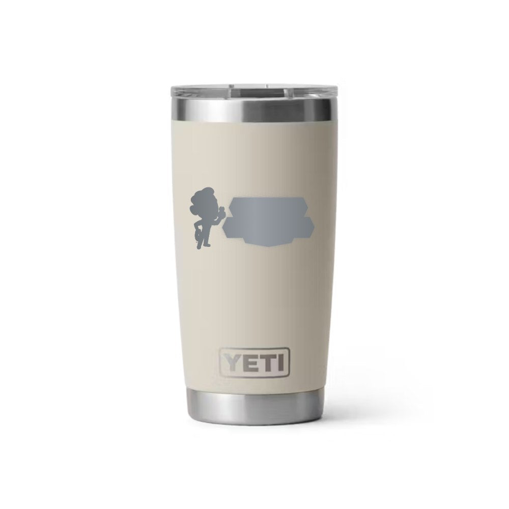 Beck Electric YETI 20 oz Rambler in Cape Taupe (sample mockup)